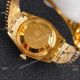 Swiss Quality Replica Rolex Datejust Lovers Watch All Gold Black Set with Diamonds (6)_th.jpg